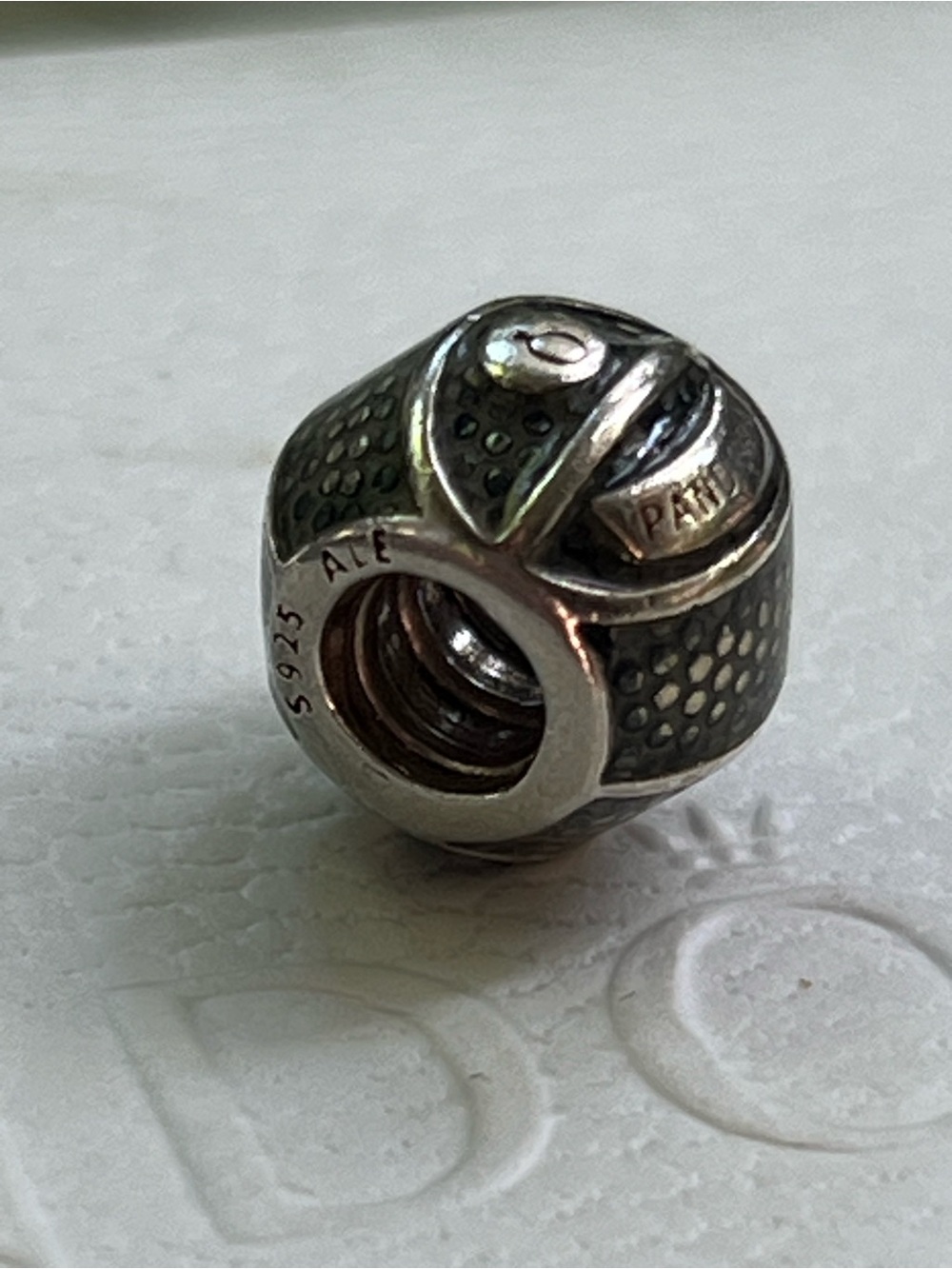 Vintage Pandora Basketball Charm - Picture 2 of 3